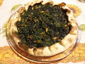 Torta salata di spinaci
